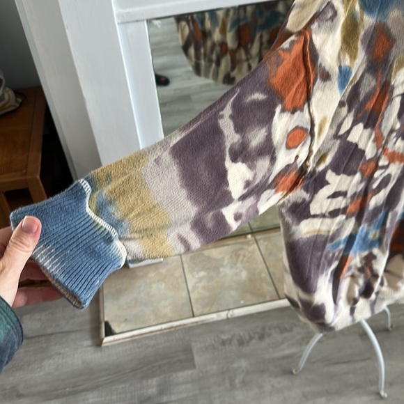 Natural Life Oversized Tie Dye Pullover Sweater Large/XLarge Casual Hippie - Picture 4 of 5